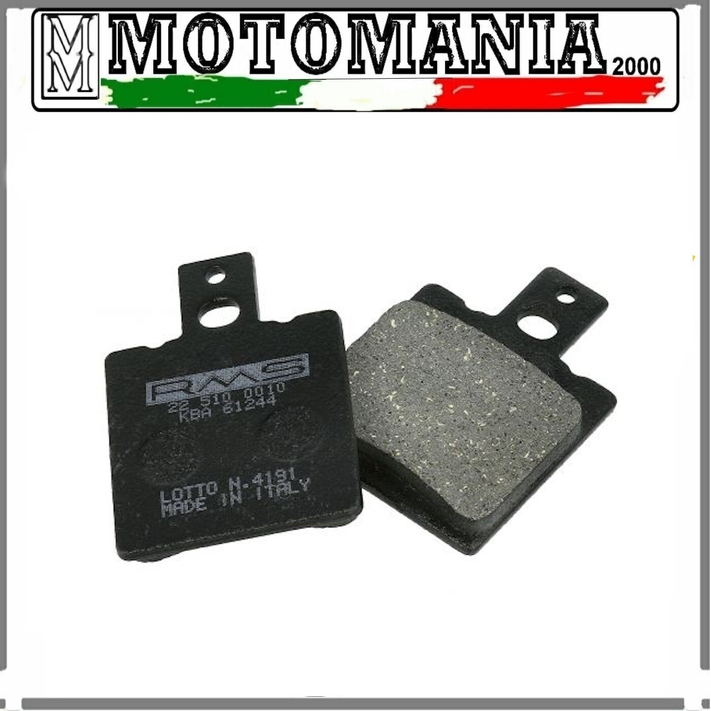 PASTIGLIE FRENO ORGANICHE DUCATI/KTM/YAMAHA/APRILIA/DERBI/BIMOTA/CAGIVA/BETA