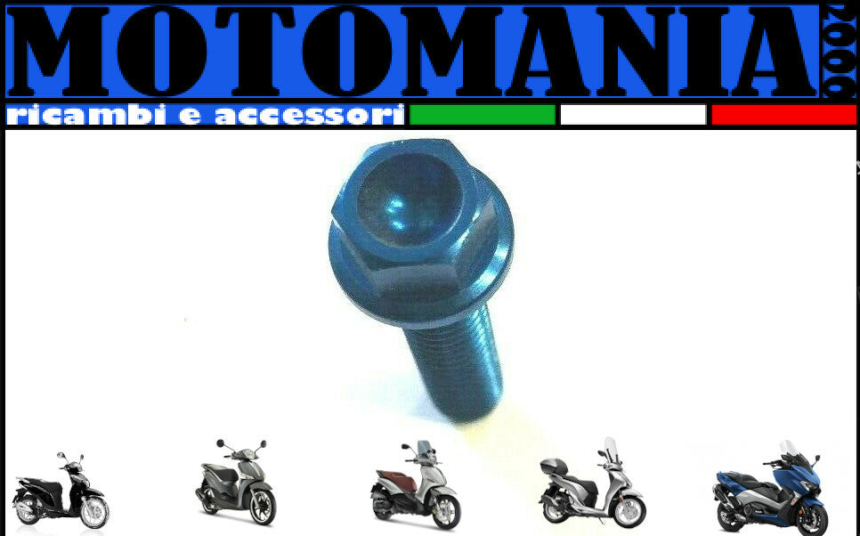 VITE TESTA ESAGONARE dm.8 PER CARENE 6X25 BLU IN ERGAL *