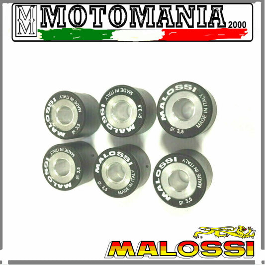669417B0 KIT 6 RULLI VARIATORE 15X12 GR,3,5 MALOSSI APRILIA-BENELLI-LEM-MBK-BETA