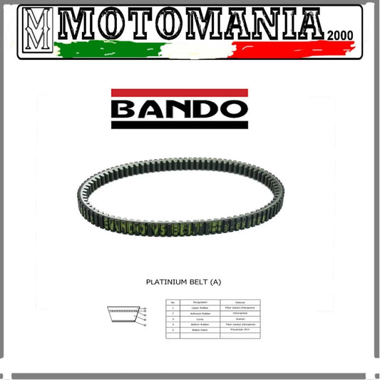 S41PLAT027 CINGHIA DI TRASMISSIONE BANDO SUZUKI AN BURGMAN 400 cc 1999/2006  *