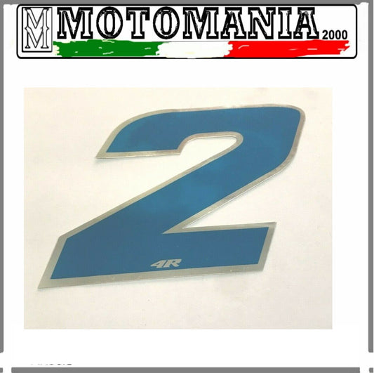 NUMBER 2 CELESTIAL STICKER WIDTH 10MM LENGTH 10MM *