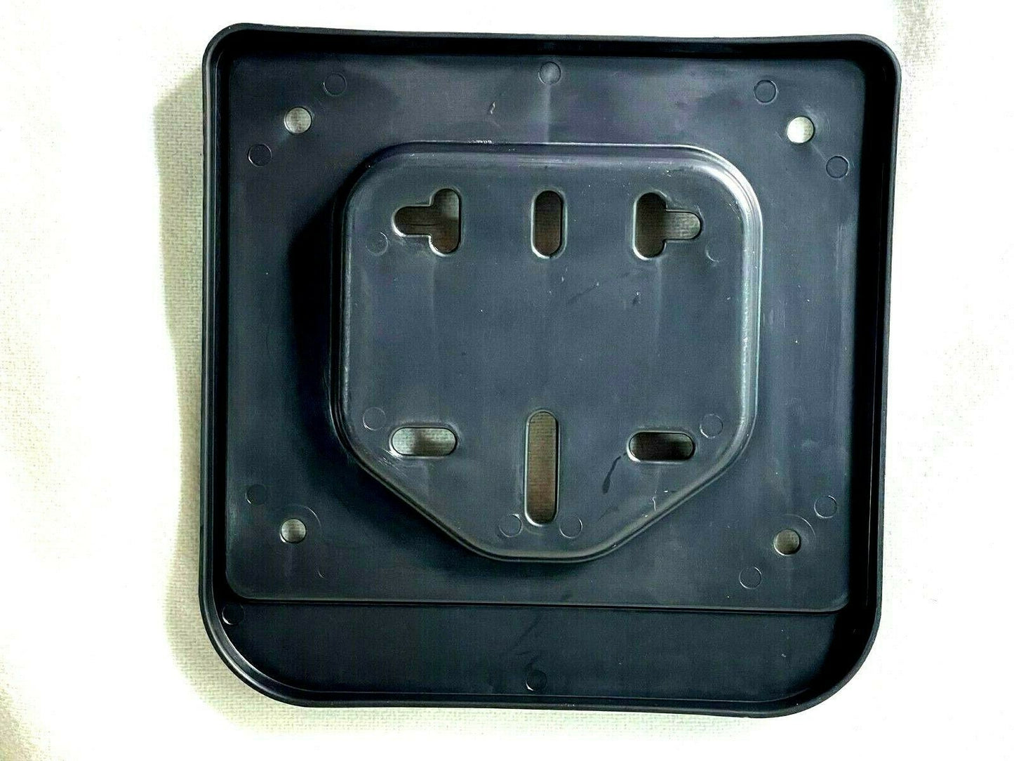 PLASTIC LICENSE PLATE HOLDER COMPLETE WITH RIVETS FOR MOPED AND SCOOTER 50