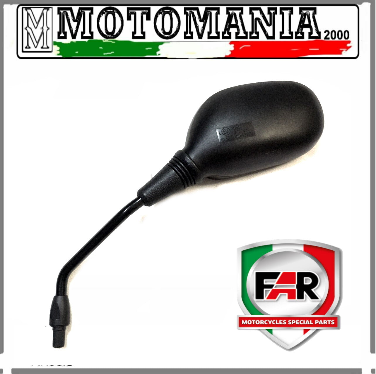 BLACK REARVIEW MIRROR SX APRILIA SPORT CITY 125/200