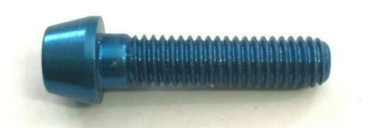 6X25 BLUE ERGAL MOTORCYCLE FAIRING COUNTERSUNK HEAD SCREW *