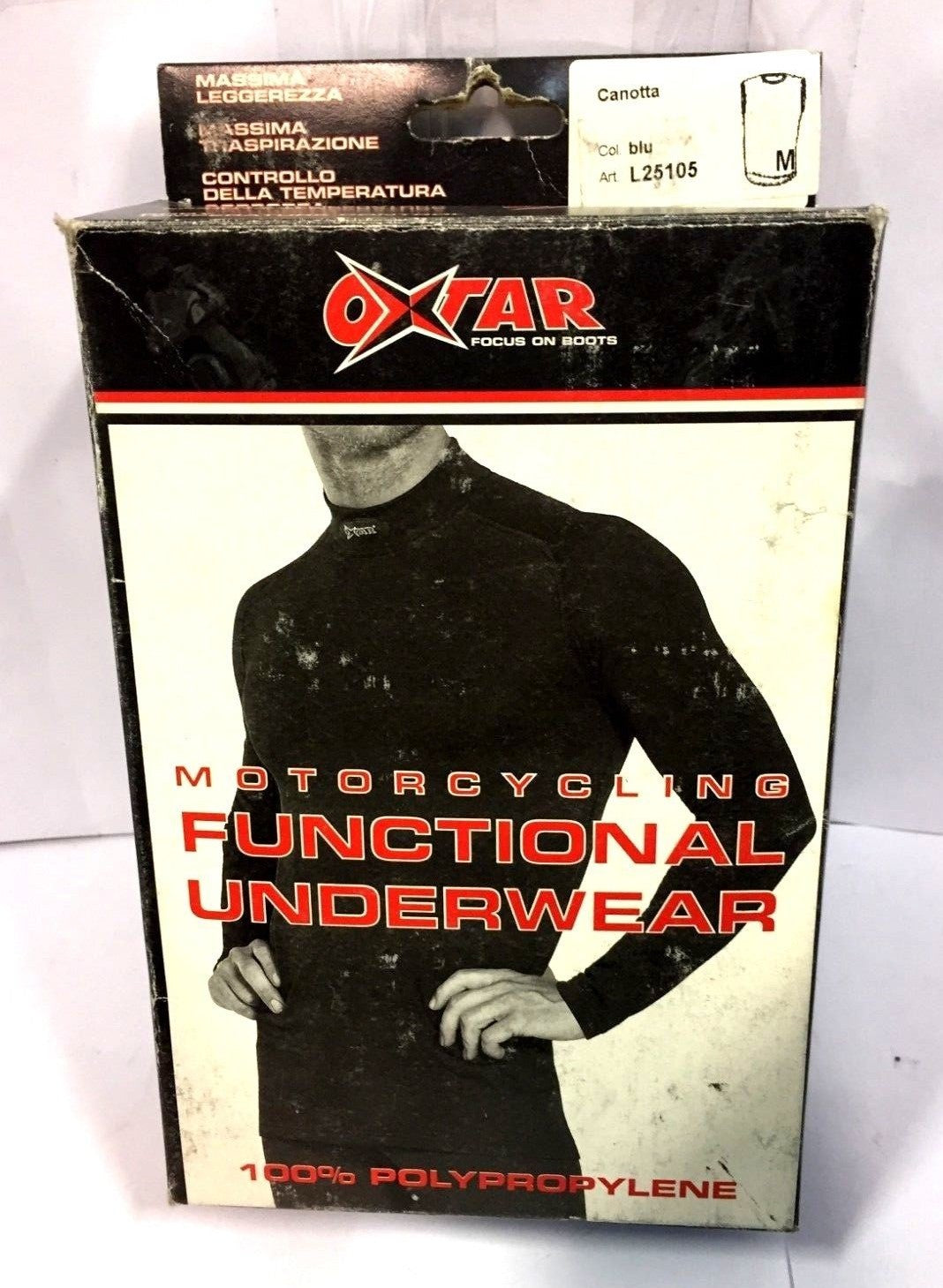 L25105 CANOTTA TG.M COLORE BLU OXTAR