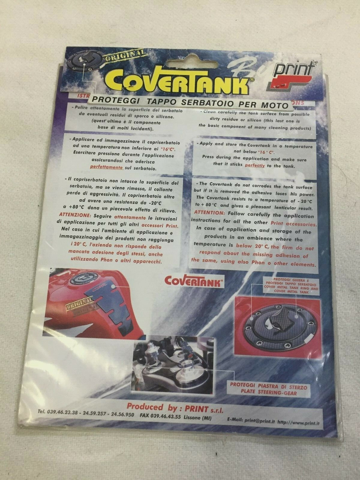 PROTEZIONE TAPPO SERBATOIO RESINATO PER MOTO HONDA