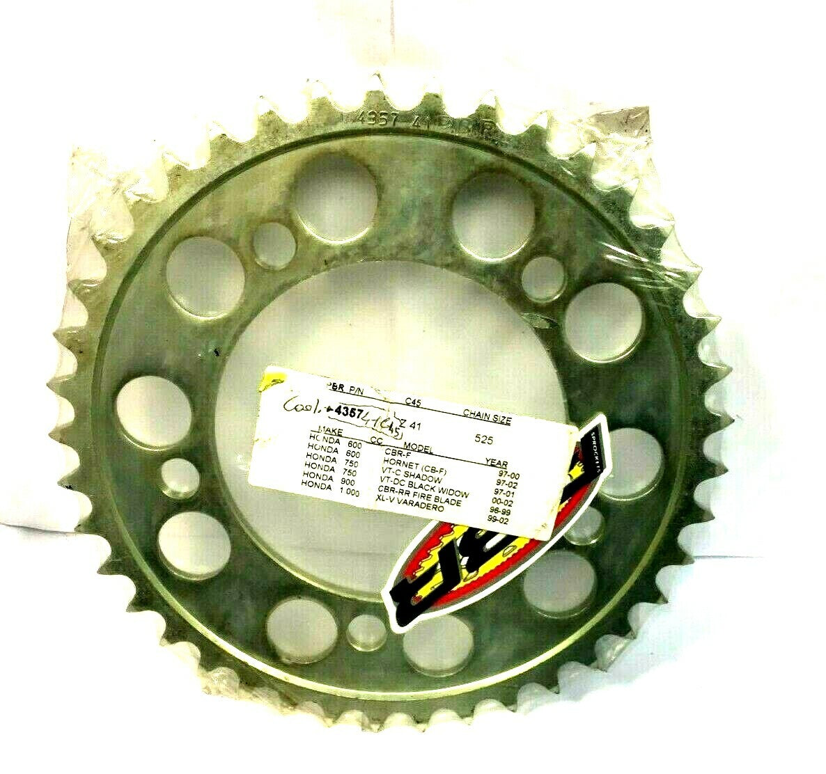 435741C45 CROWN TEETH 41 STEP 525 PBR HONDA CBR-R 900 FIREBLADE 1996-1999