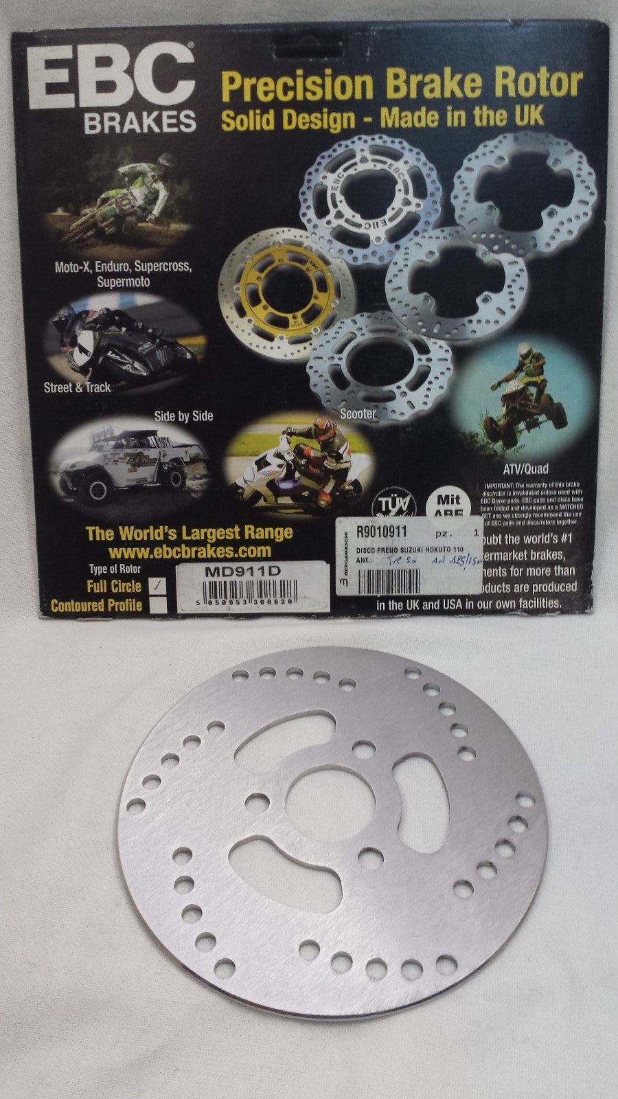 DISCO FRENO EBC MD911D SUZUKI 50 TR Street Magic AN 125 150 98-03*