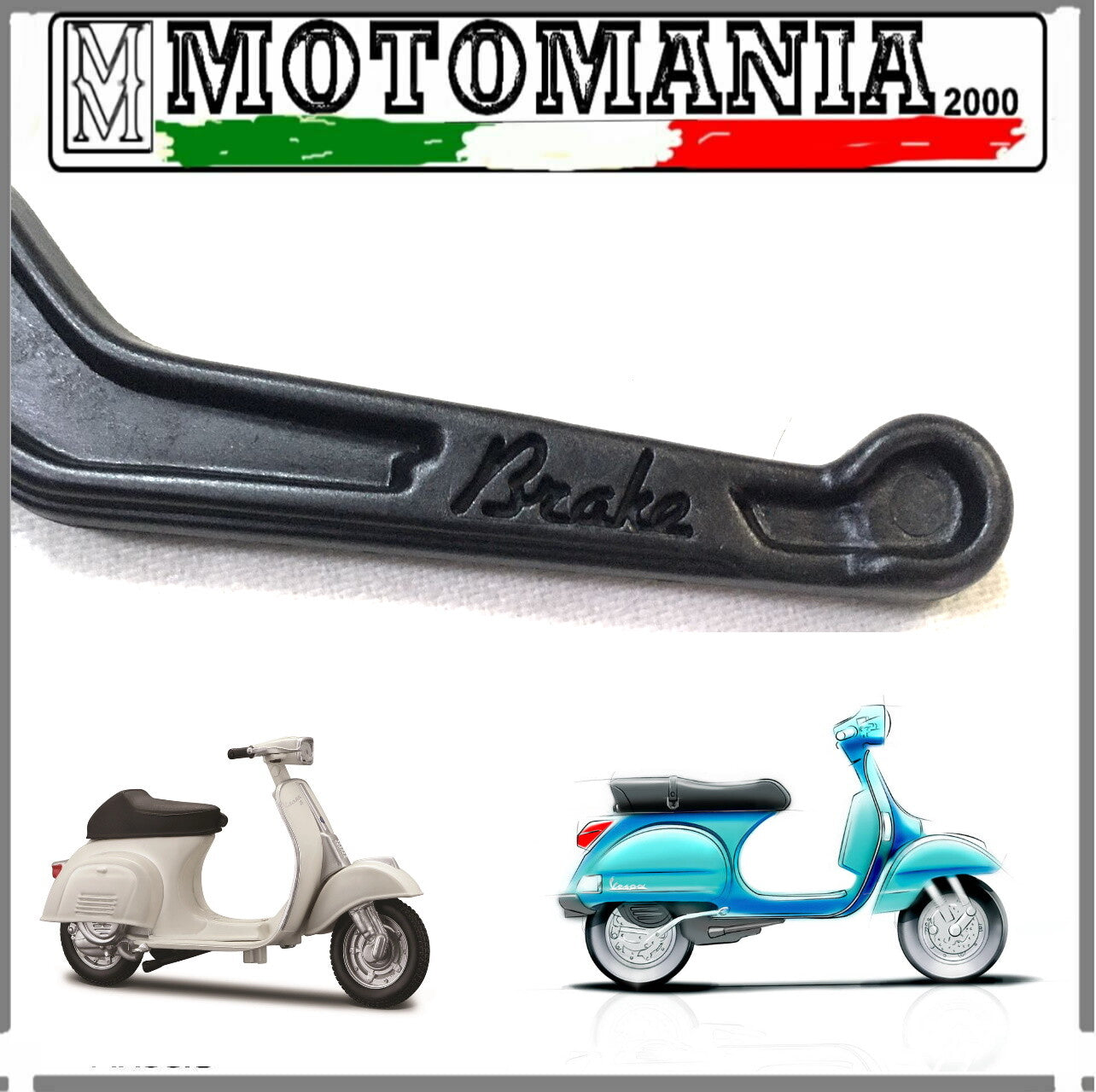 *COPPIA LEVE IN PLASTICA DURA VESPA 50 SPECIAL ET3 PK 50 PRIMAVERA PX 125 A 200