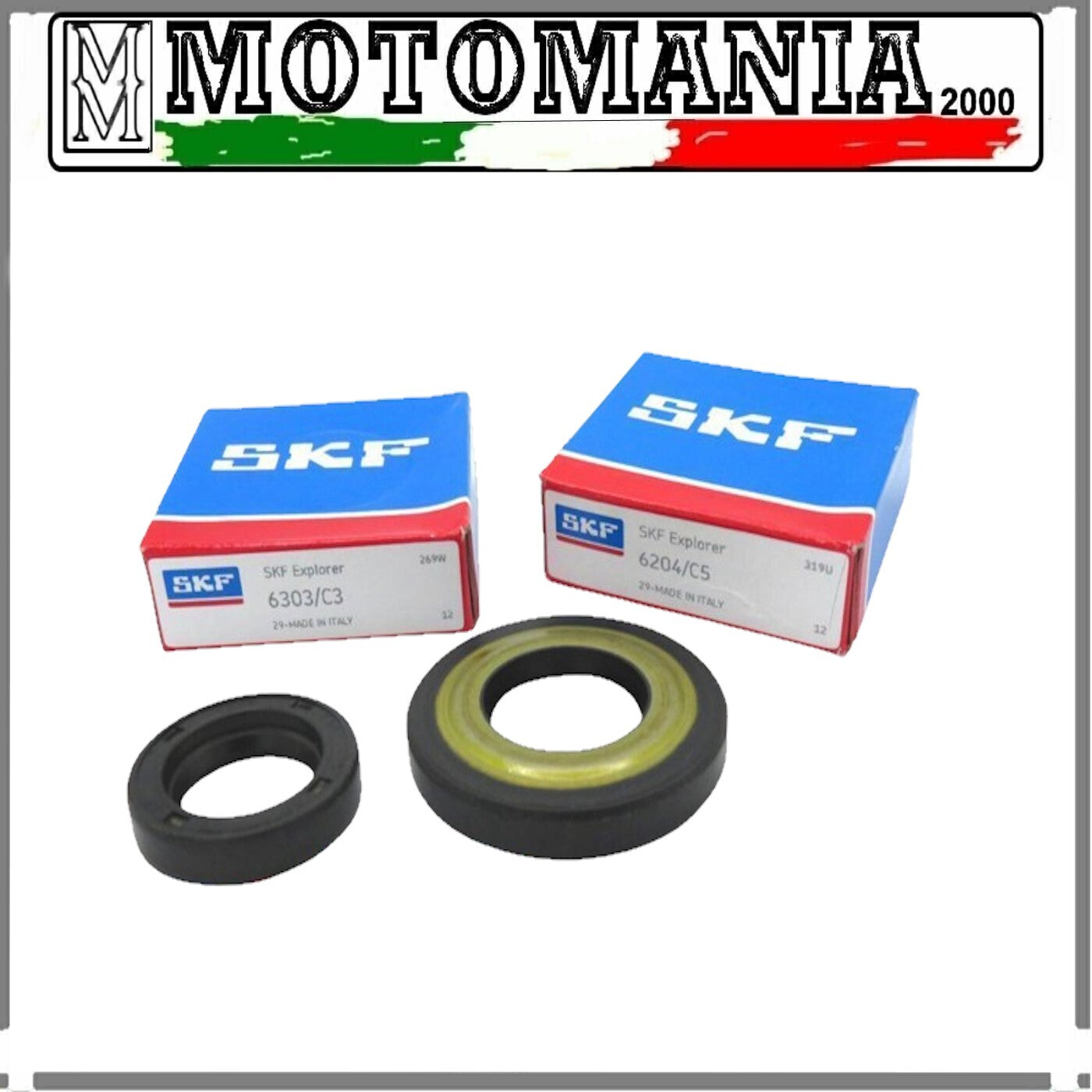 100200750 KIT REVISIONE ALBERO MOTORE PER PIAGGIO VESPA 50-90CC *