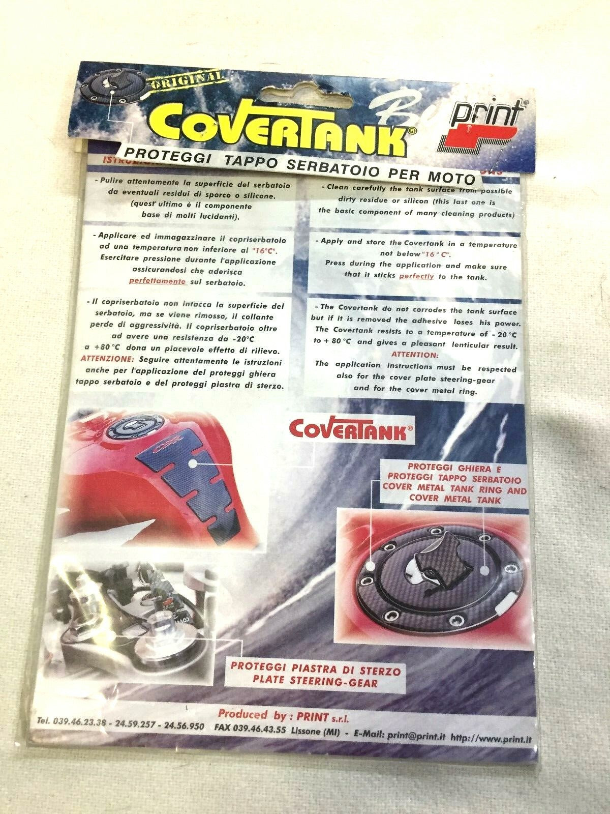 PROTEZIONE TAPPO SERBATOIO X MOTO RESINATO IN CARBONIO YAMAHA 2000  *