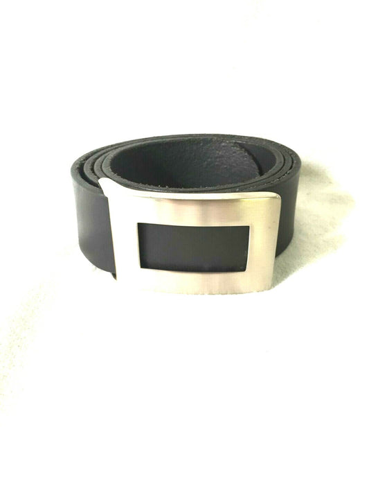 BLACK LEATHER HERO STRAP LENGTH 85CM. 3365-80