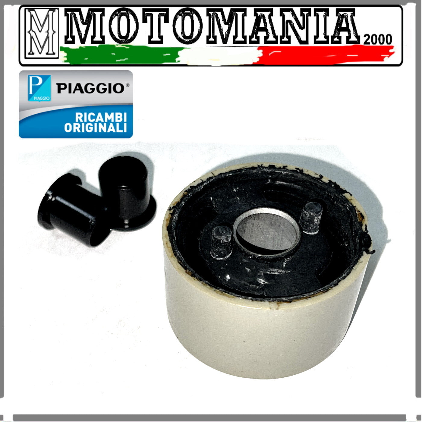 SUPPORTO MOT. SILENT BLOCK CON BOCCOLE PIAGGIO PER BEVERLY VESPA 125 GT -
