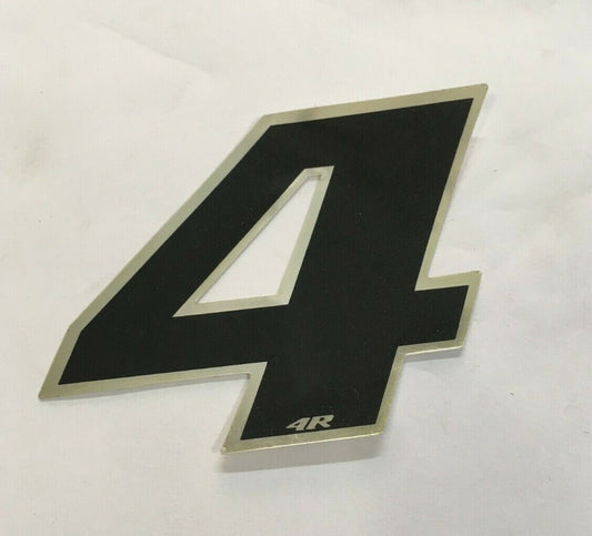 NUMBER 4 BLACK STICKER WIDTH 5MM LENGTH 5MM *
