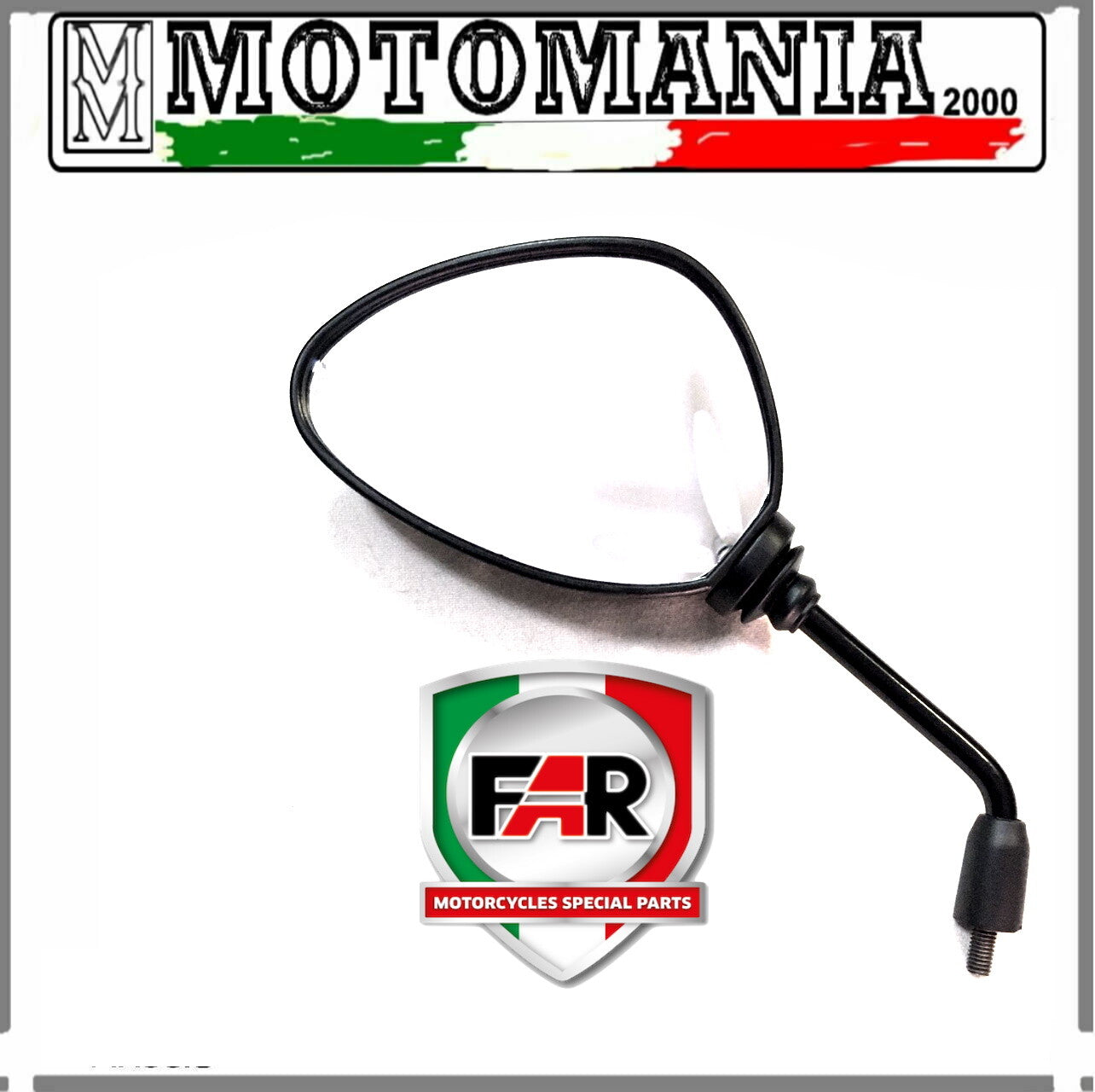 BLACK SX REARVIEW MIRROR FOR MALAGUTI CENTRO 50 125 160 PASSWORD 250