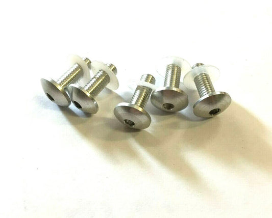 KIT 5 VITE PER CUPOLINO YAMAHA R1 98-04 VALTER MOTO ARGENTO ERGAL