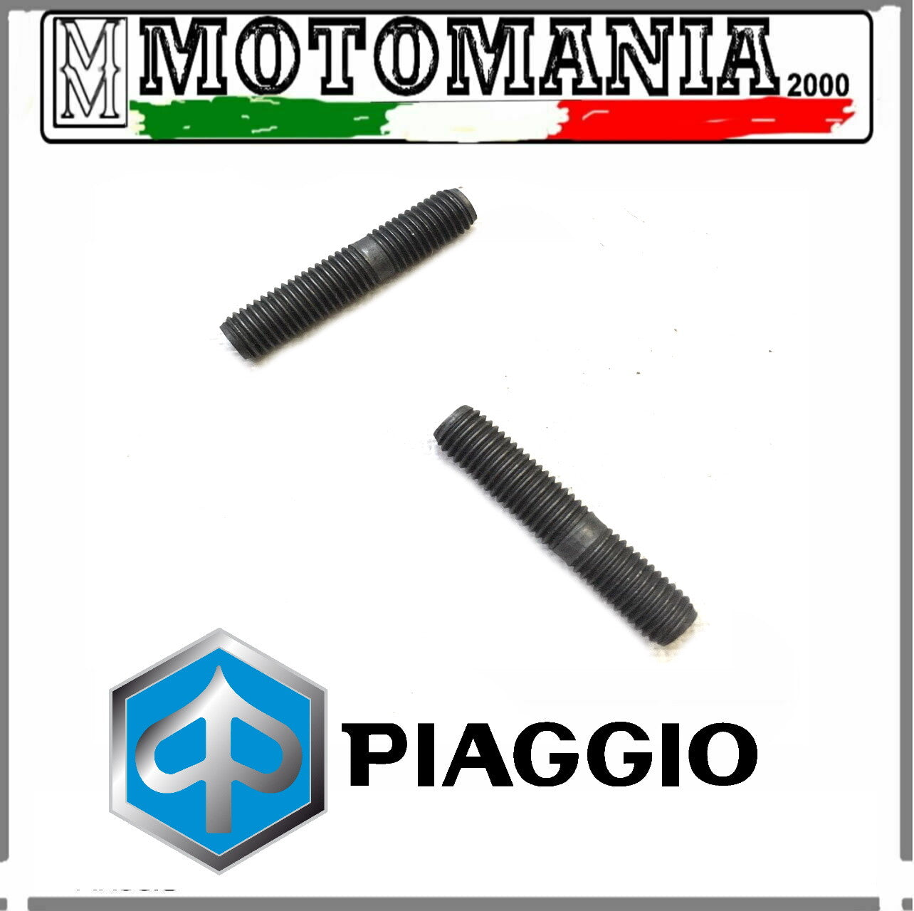 COPPIA PRIGIONIERI CILINDRO PER VESPA SPECIAL,VESPA PK XL ORIGINALE PIAGGIO