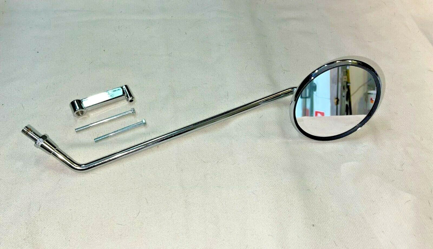 SPECCHIETTO SINISTRO SX COMPLETO DI ATTACCO PER LAMBRETTA LI 2^ 3^ SERIE