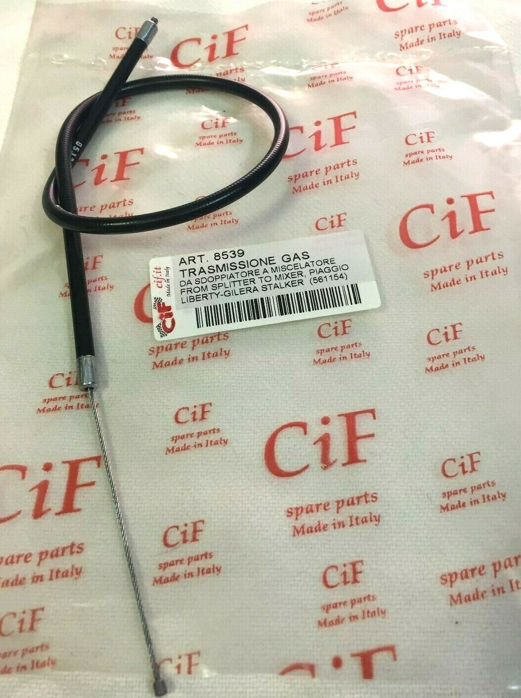 8539 PIAGGIO LIBERTY 50 2T-GILERA SPLITTER TO MIXER GAS TRANSMISSION *