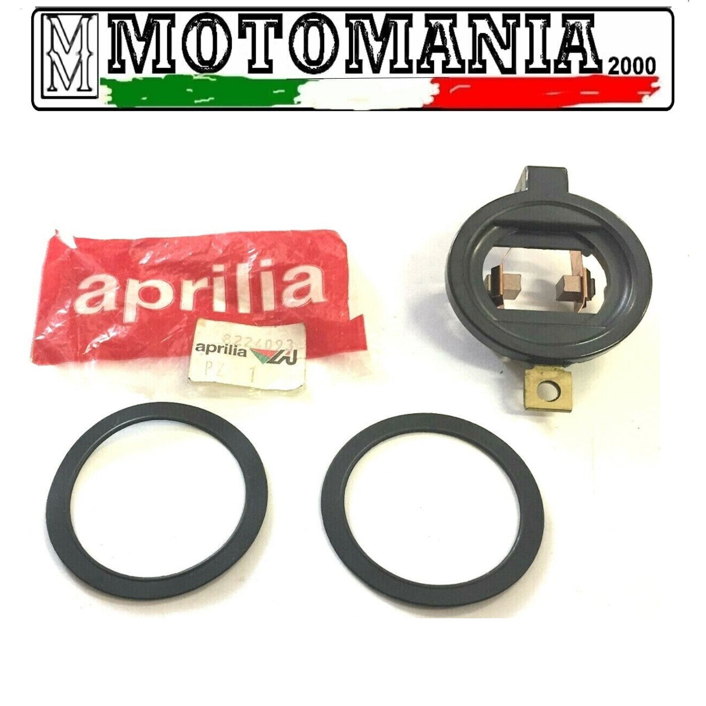 AP8224093 MOTOR BRUSHES AVV.ORIG.APRILIA SCARABEO 50 93/05 SR 50-RALLY 50 *