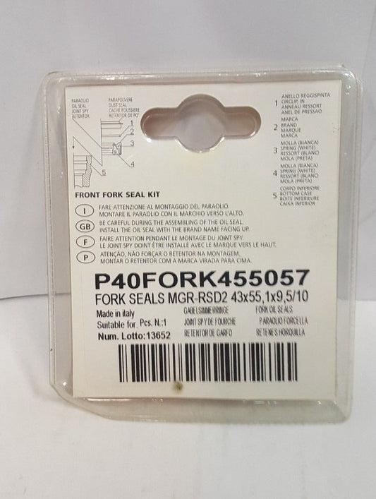 P40FORK455057 KIT PARAOLI FORCELLA 42X54X11 SUZUKI V.STROM 650