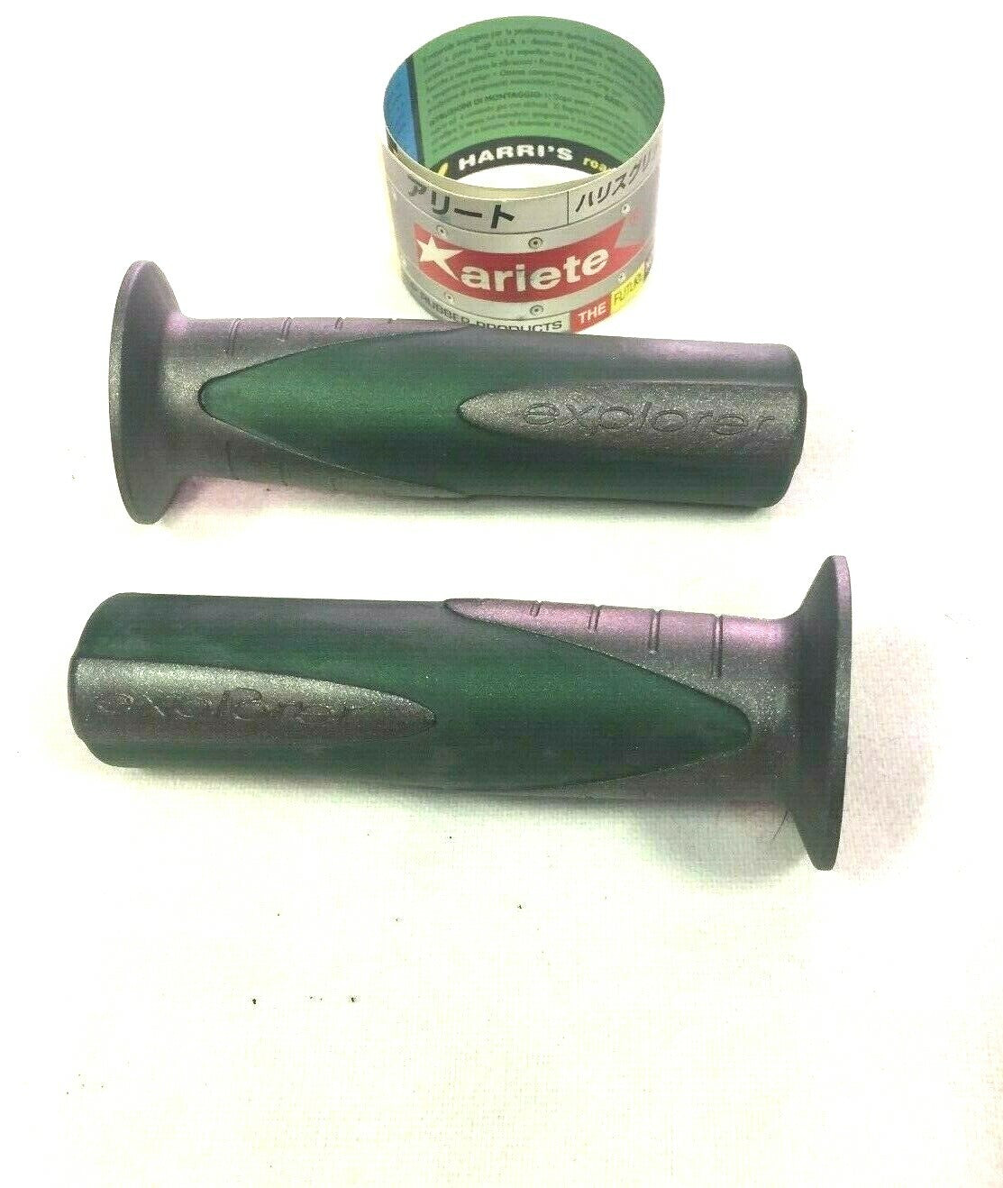 01693-GV CP MANOPOLE FORATE ARIETE MENTASTI GRIGIO E VERDE