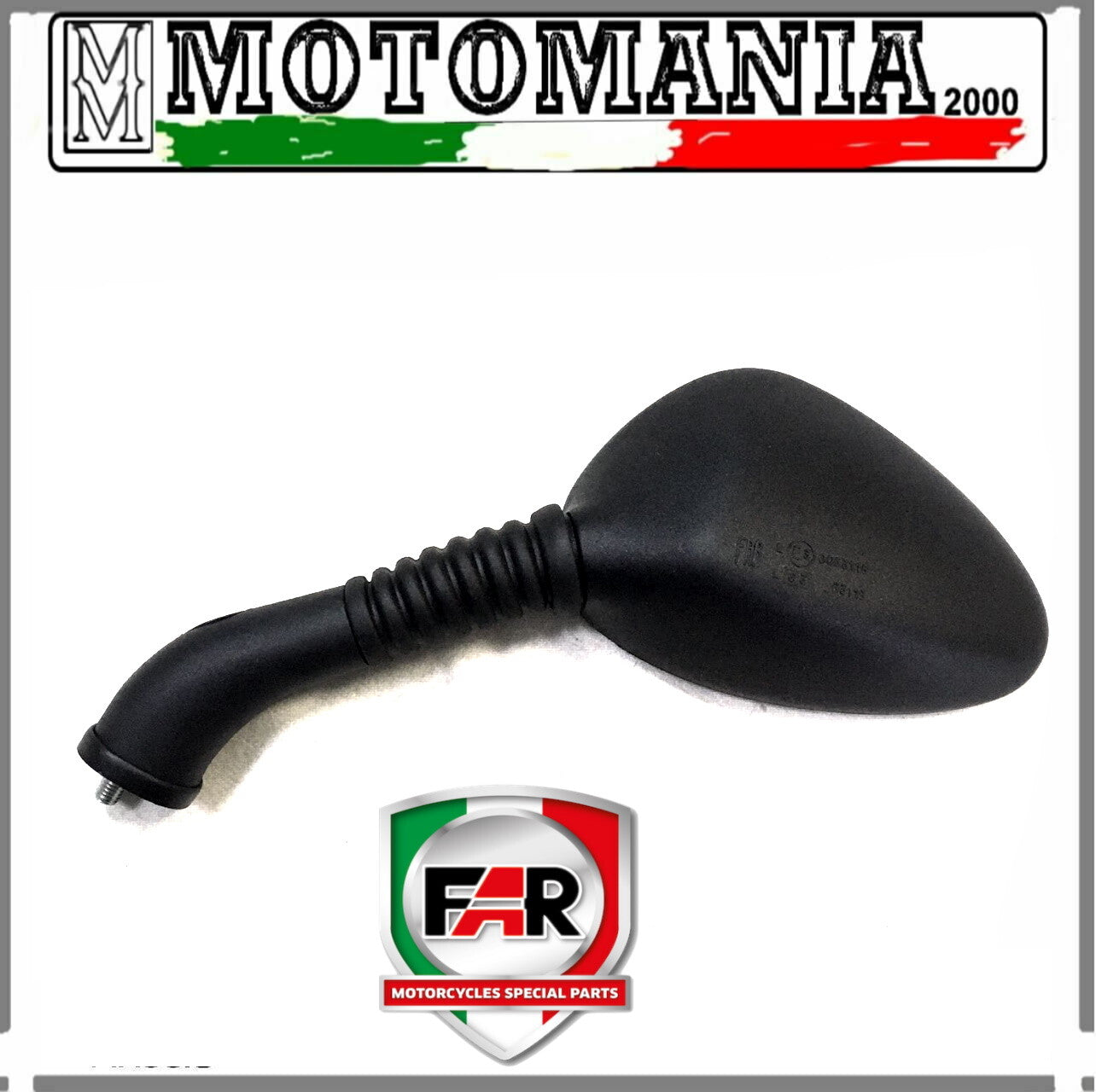 BLACK SX REARVIEW MIRROR FOR HONDA FORESIGHT 250 FIRST SERIES