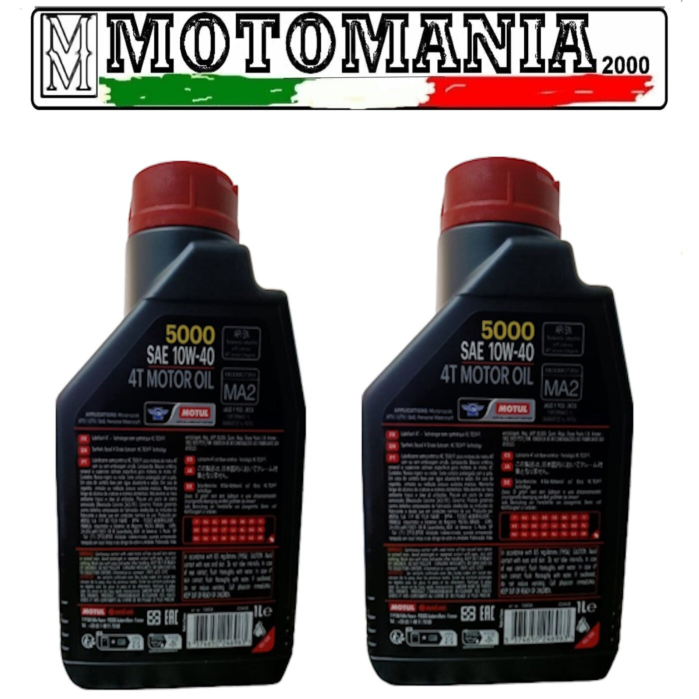 104054 OLIO MOTORE MOTUL 5000 10W40 4T - 2L *