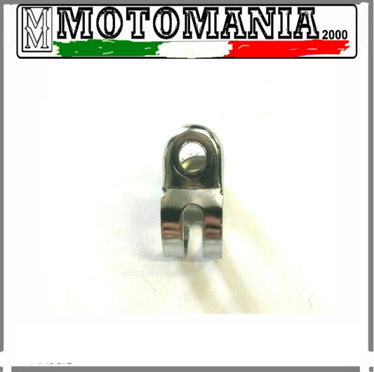 CHROME CLAMP FOR MIRROR ATTACHMENT HOLE 8/10 OPENING 18 TO 28mm CHROME