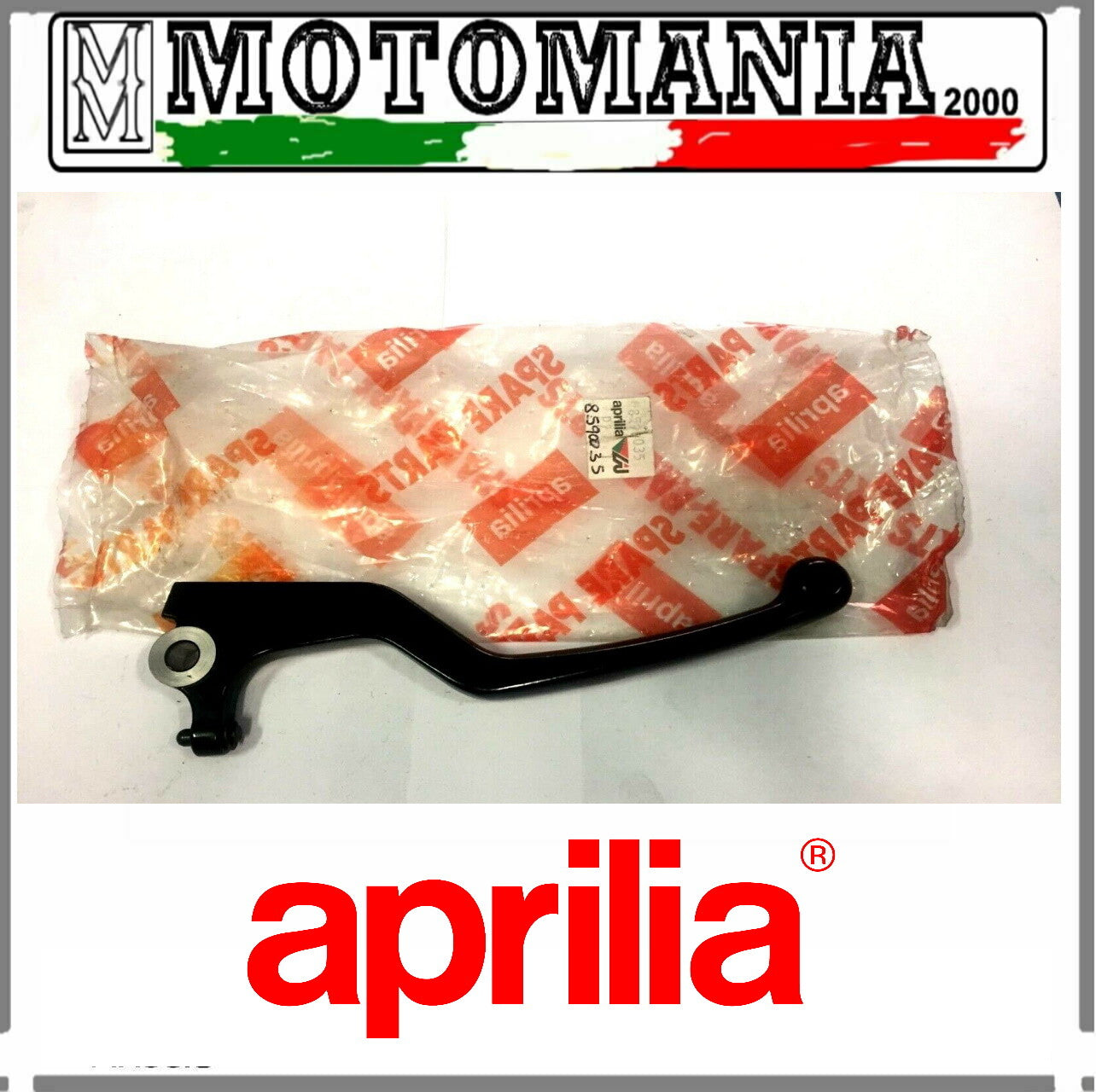 AP8590035 BLACK BRAKE LEVER RIGHT SX APRILIA SPORTCITY 125 TO 300 + SR 50