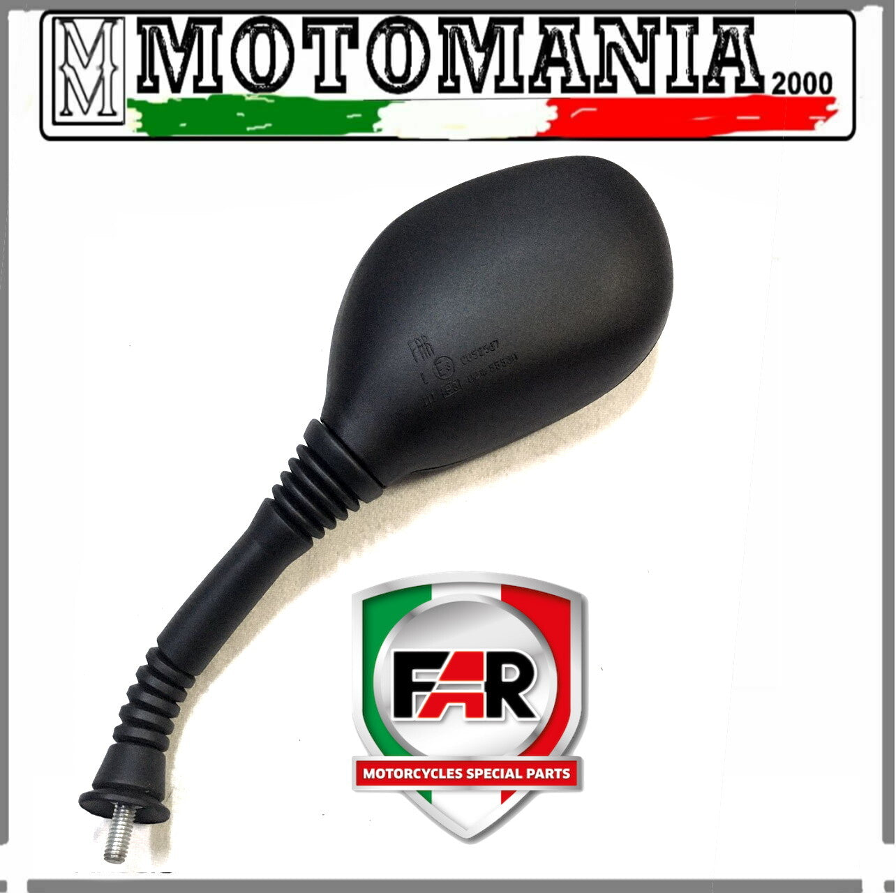 SPECCHIO RETROVISORE NERO SX PER HONDA PANTHEON 125/150-FORESIGHT 250