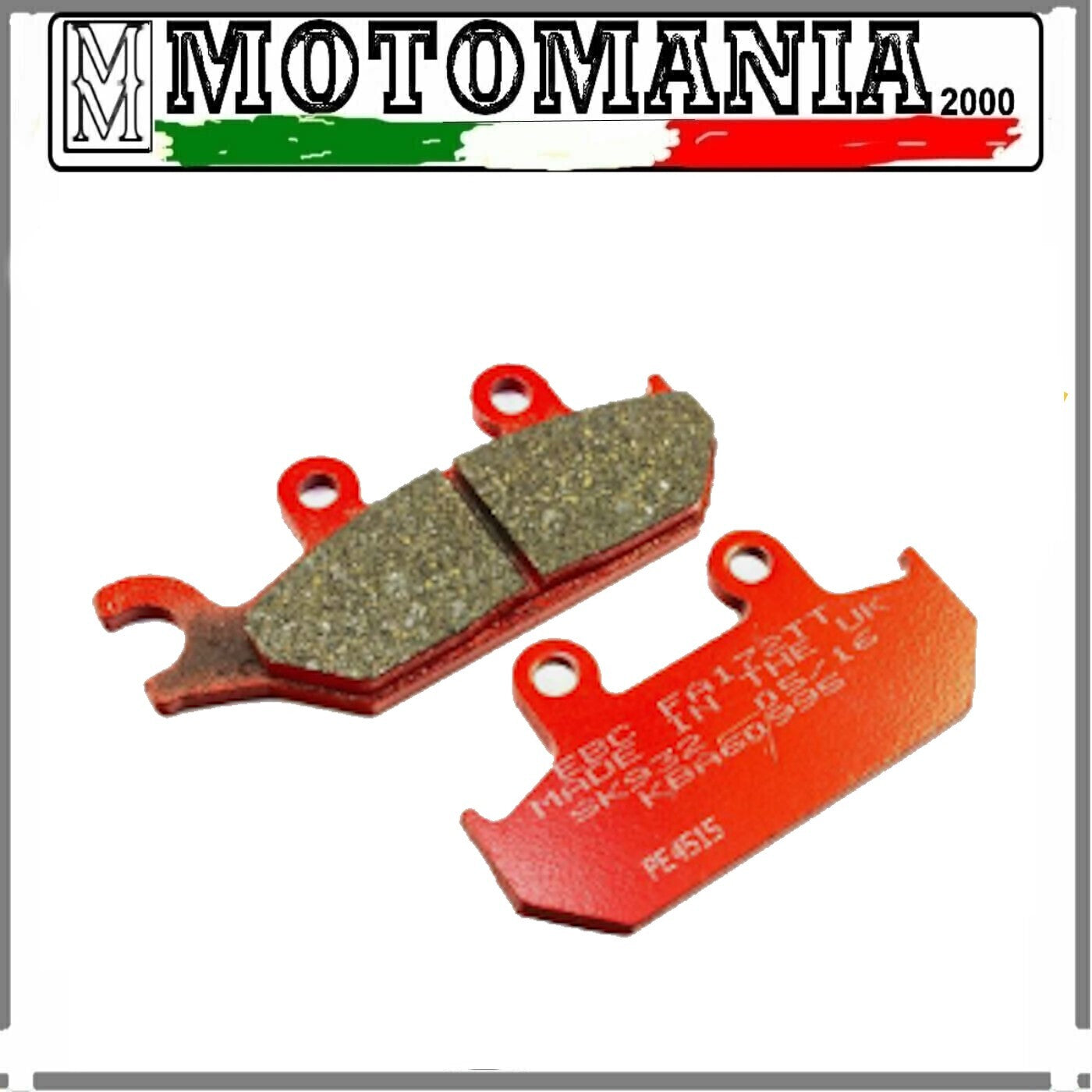 R1217200 PASTIGLIE FRENO ANTERIORE YAMAHA XTZ600 TENERE