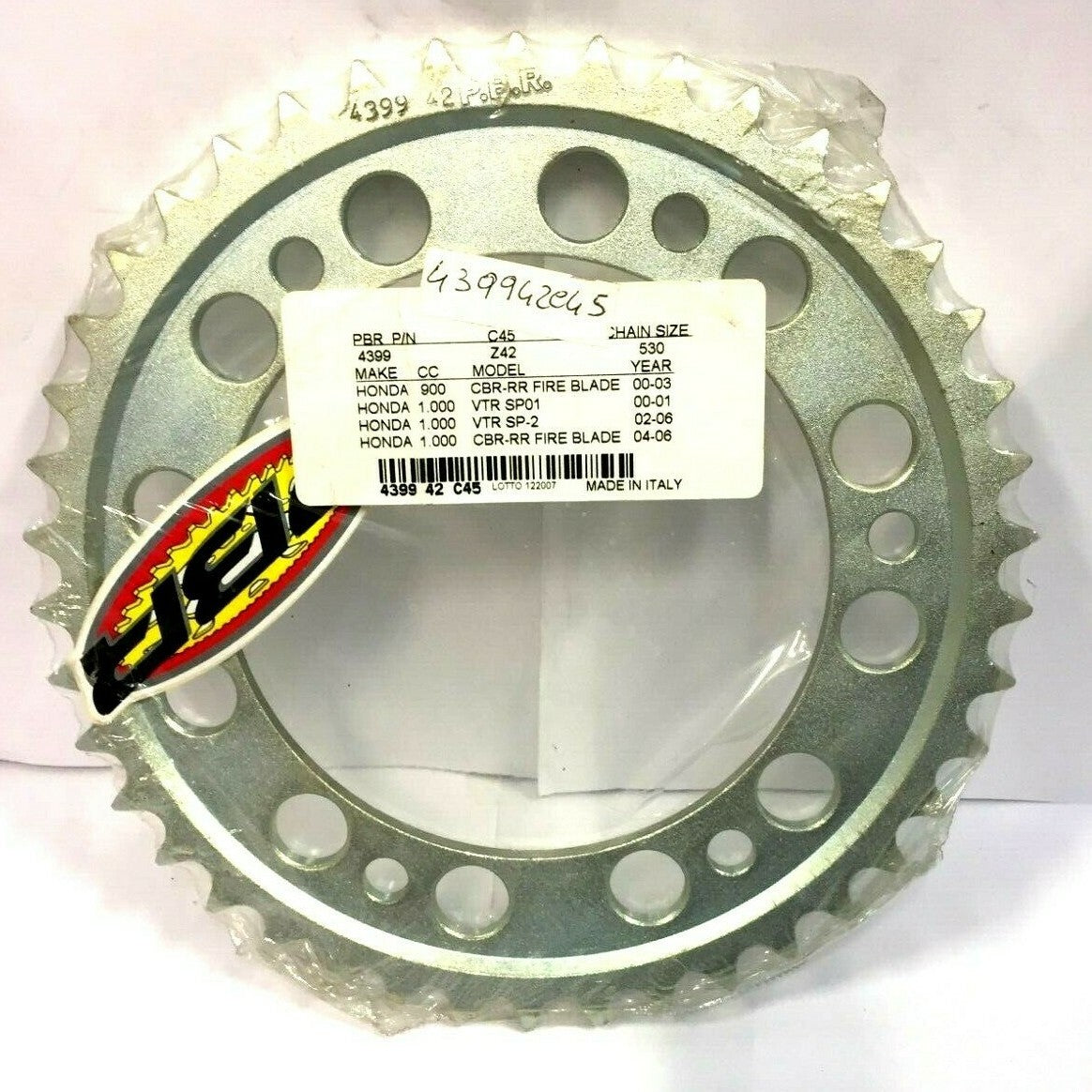 439942C45 CROWN Z42 STEP 530 HONDA CBR-R 900 FIRE BLADE 2000-2001-2002-2003