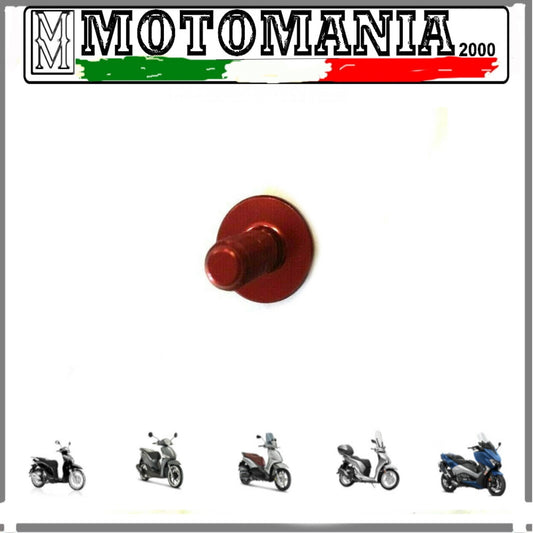 VITE TESTA BOMBATA X MOTO IN ERGAL COLORE ROSSO 5X15