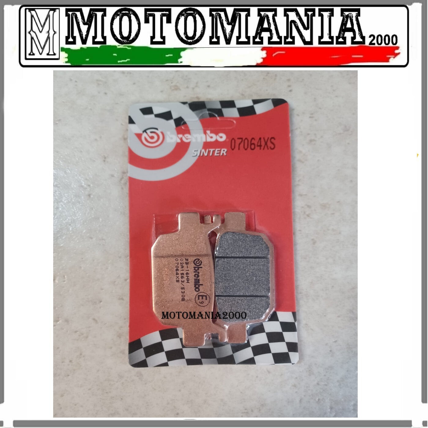 BREMBO COPPIA PASTIGLIE FRENO POSTERIORE PER HONDA SH 300 SH 125-150 2017/2022