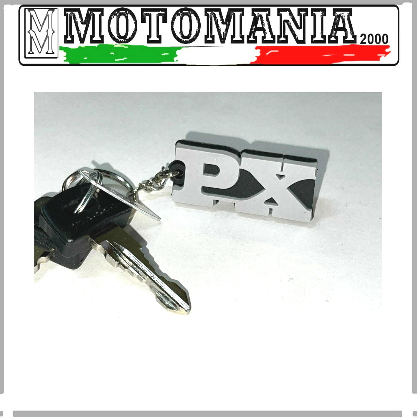 Portachiave  in gomma morbida per Piaggio  Vespa PX tutti i modelli *