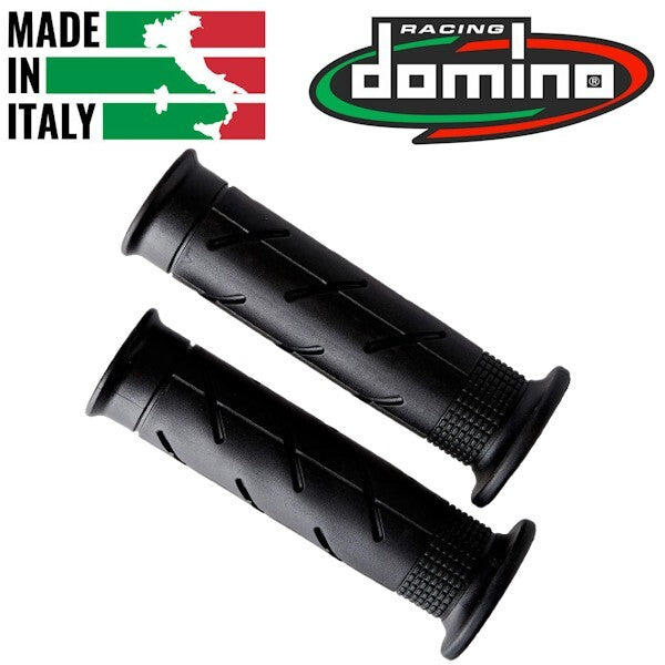184160700 COPPIA MANOPOLE DOMINO NERE PER HONDA SH 300CC *