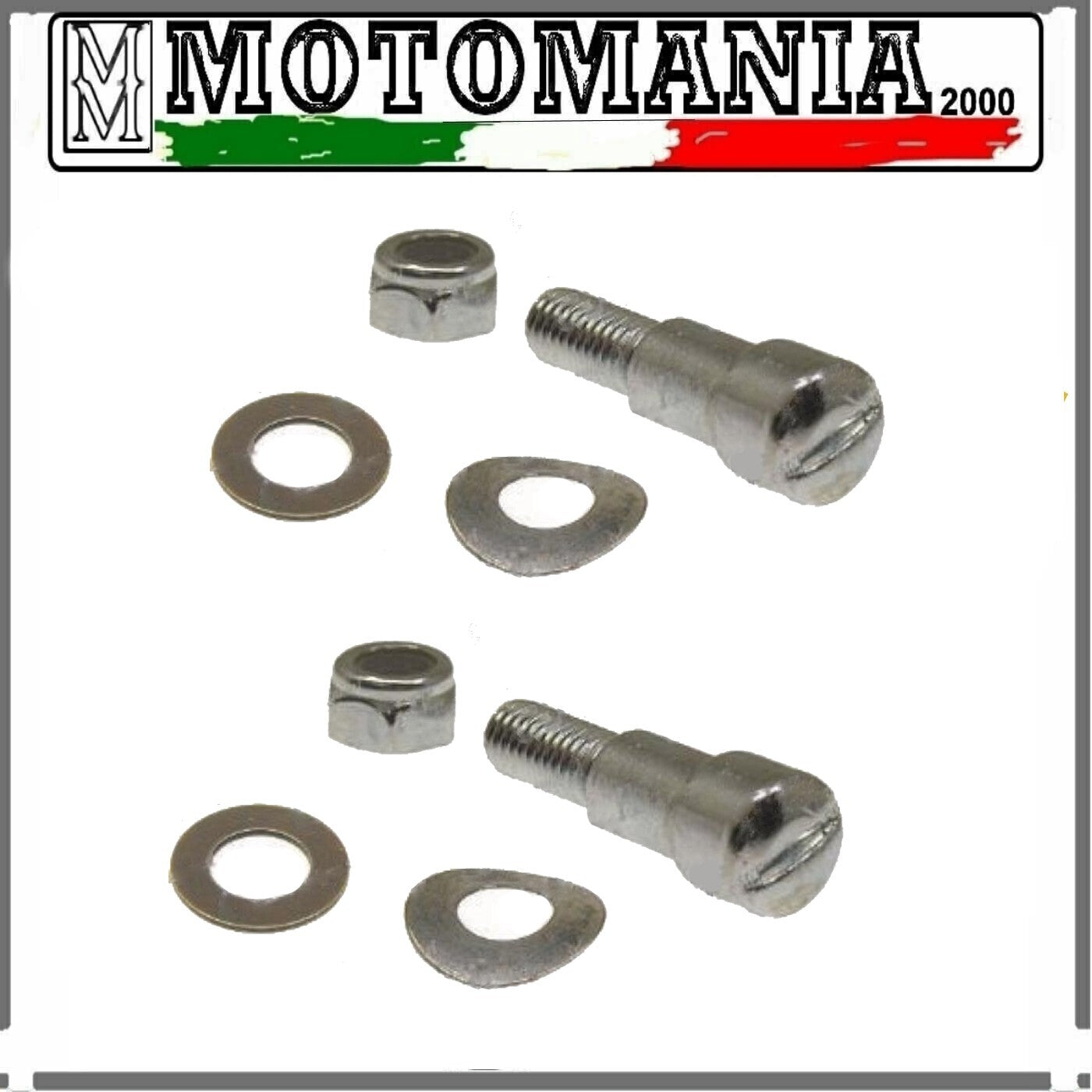 5025 COPPIA VITI T.C(A TAGLIO) CON DADI + RONDELLE FISSA LEVE FRENO E FRIZIONE *
