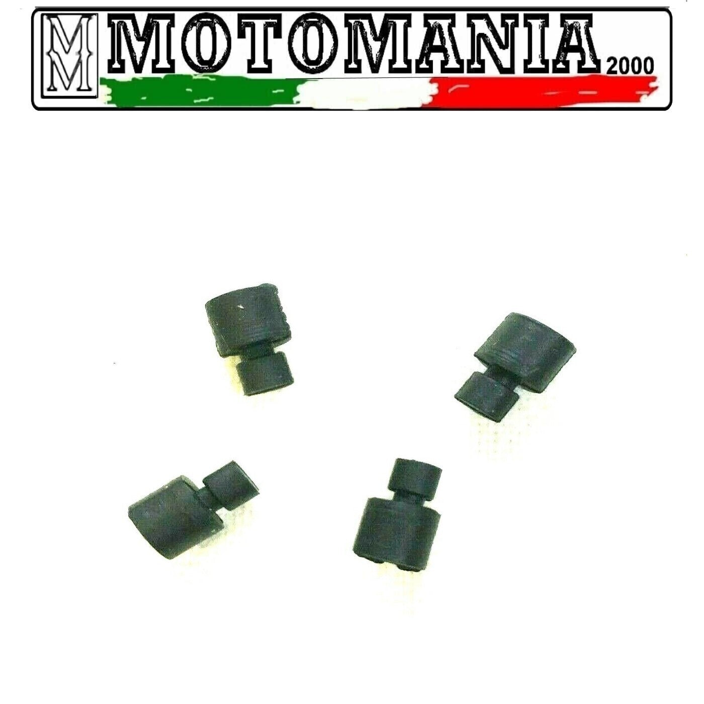 KIT 4 TAMPONI DI SCONTRO BATTUTA SPORTELLO CARBURATORE VESPA 98 125/150 V1-V15 *