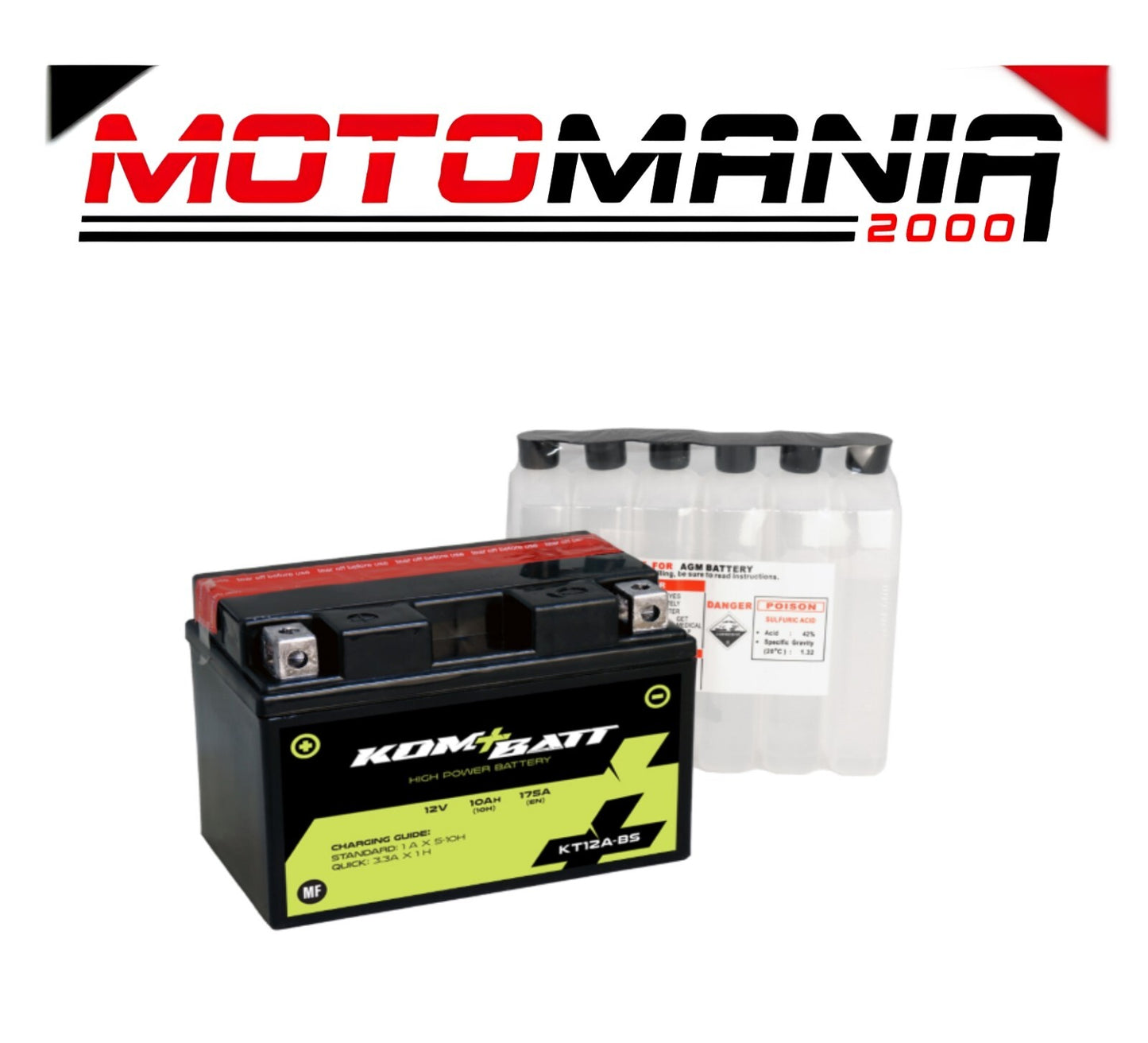 BATTERIA KOMBATT MF MF KT12A-BS