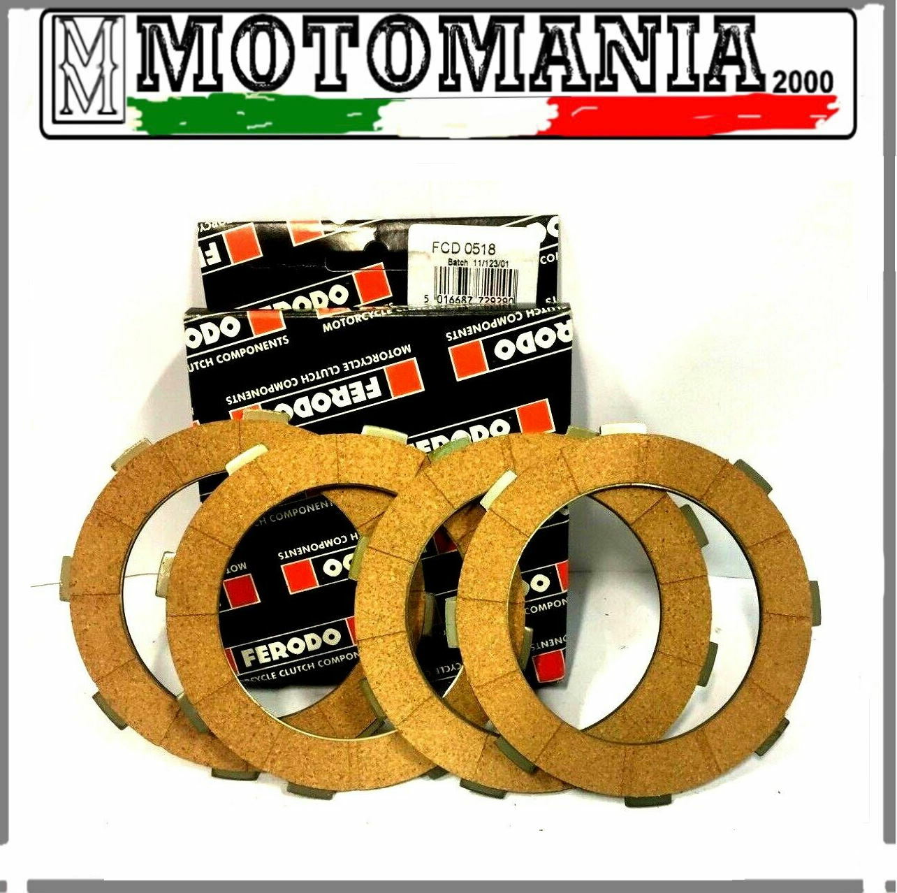 CLUTCH DISCS FERODO PIAGGIO VESPA PX 125 YEAR 1998