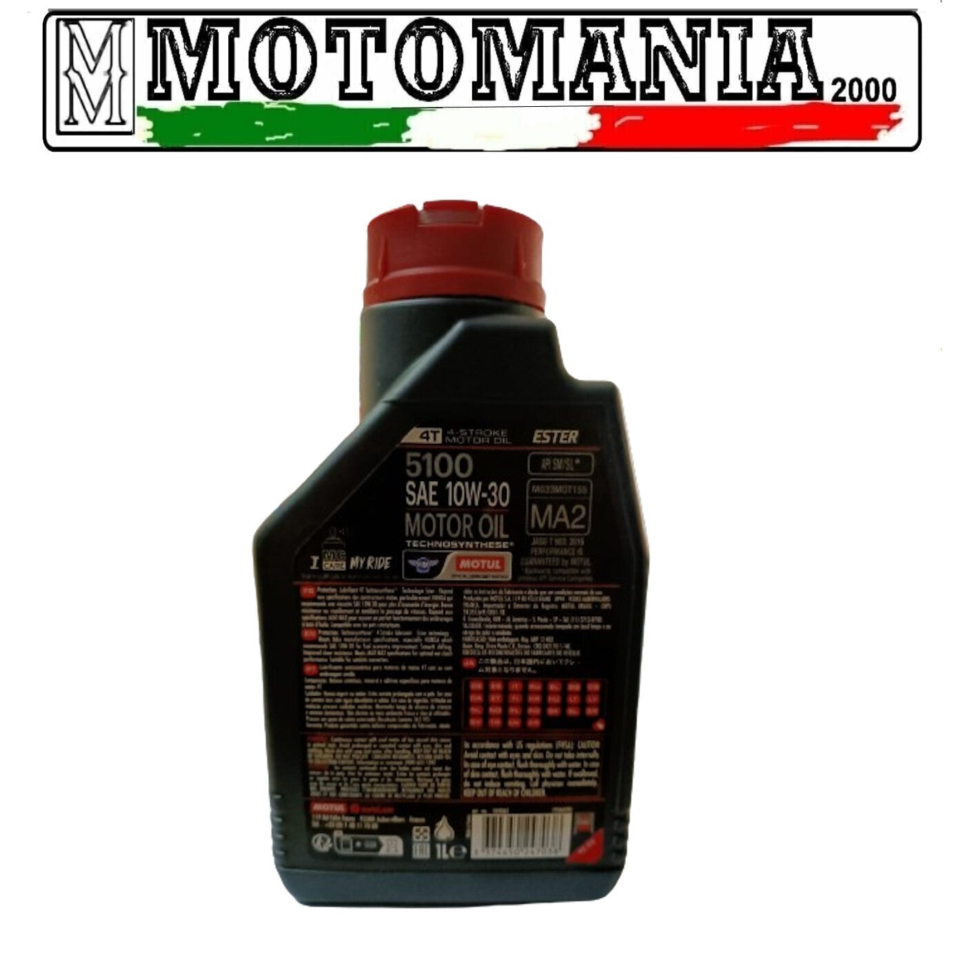 123011/S OLIO MOTORE MOTUL 5100 10W-30 4T - 1L *