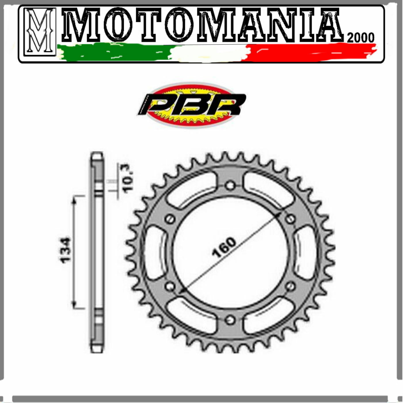440543C45 CROWN Z 43 STEP 525 HONDA CBR-F 600 2001-2002-2003-2004