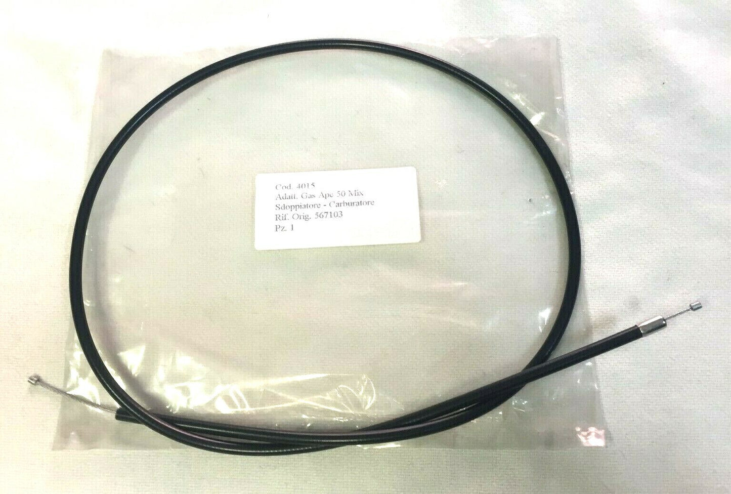 4015 TRASMISS.GAS APE 50 MIX DA SDOPPIATORE A MISCELATORE -