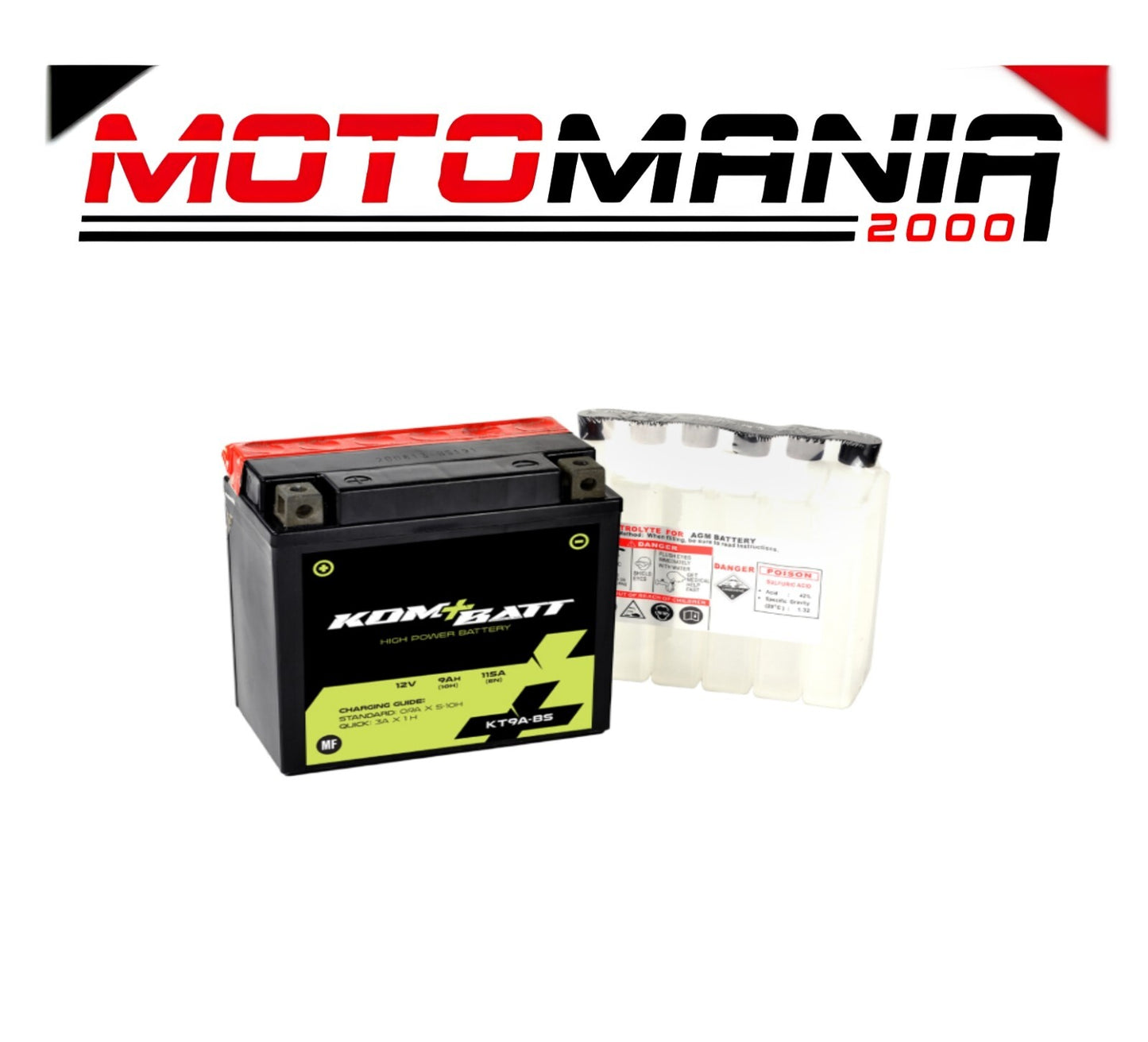 BATTERIA KOMBATT MF KT9A-BS