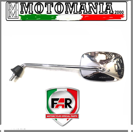 CHROME LEFT REARVIEW MIRROR FOR PIAGGIO BEVERLY 250-300-400 TOURER-FAR