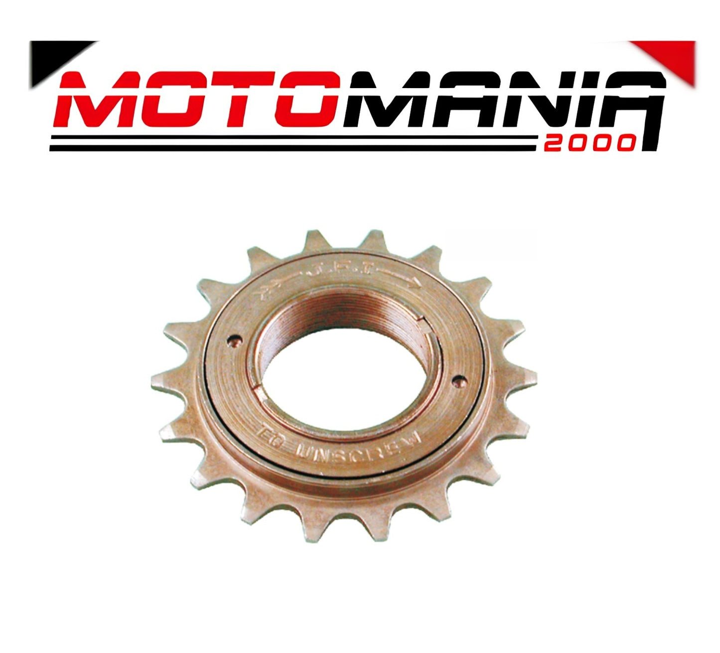 RUOTA LIBERA A FILETTO COMPLETO GIRO DI SFERE 1/2 X 1/8 1V - 16 DENTI, BRONZO