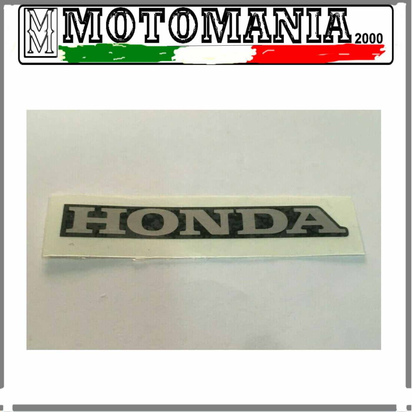 SCRITTA HONDA SH 300 2019/2020 GRIGIA ADESIVA LUNGHEZZA 6.5 CM. ALTEZZA 0.9 mm.