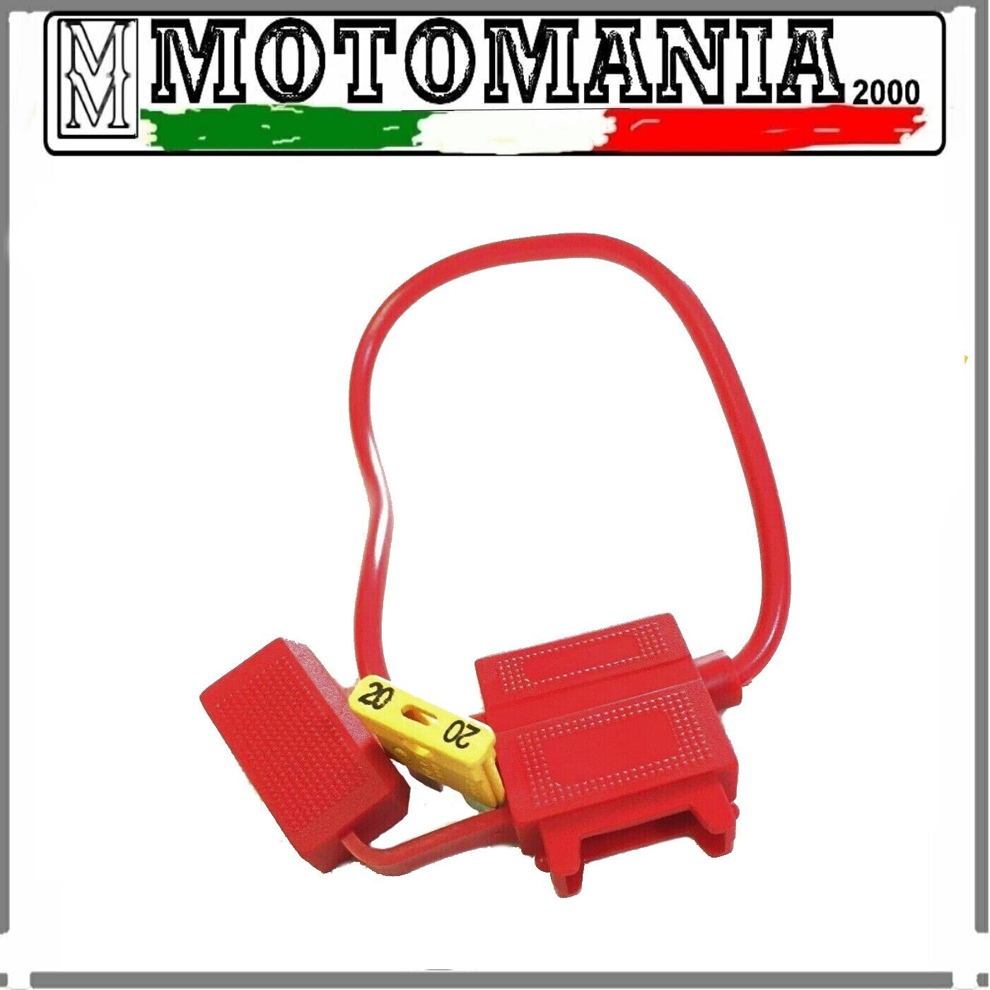 PORTA FUSIBILI UNIVERSALE PER MOTO E SCOOTER CON FUSIBILE DA 20