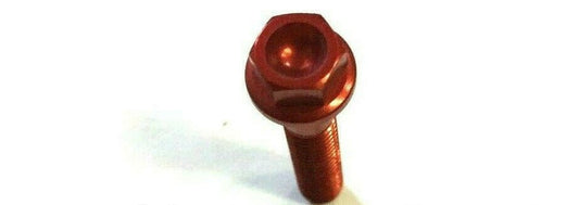 6X35 ERGAL BOLT RED HEX HEAD mm.8 *